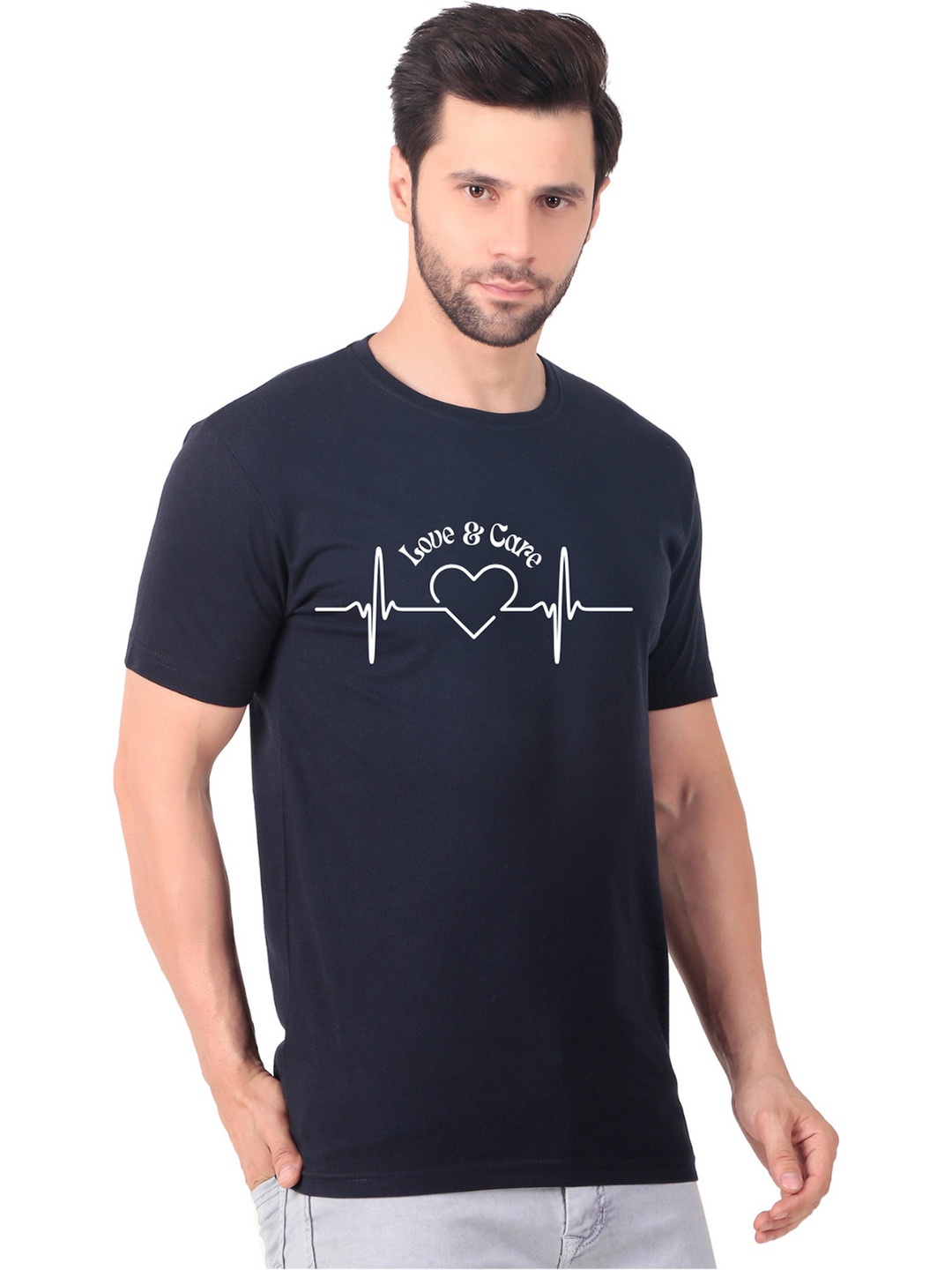 

FABSTIEVE Men New Orleans Pelicans Neymar Printed T-shirt, Navy blue