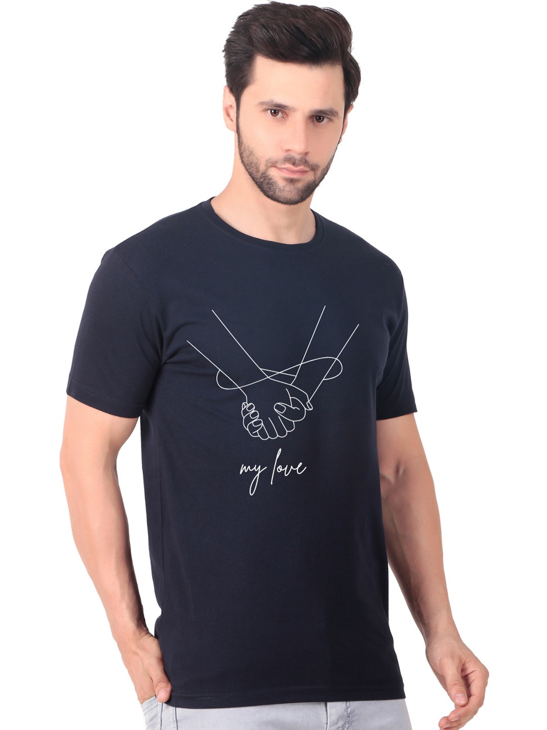 

FABSTIEVE Men New Orleans Pelicans Neymar Printed T-shirt, Navy blue