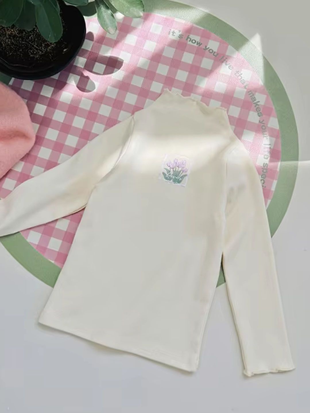 

Xsole Polka Dot Print Top, Cream