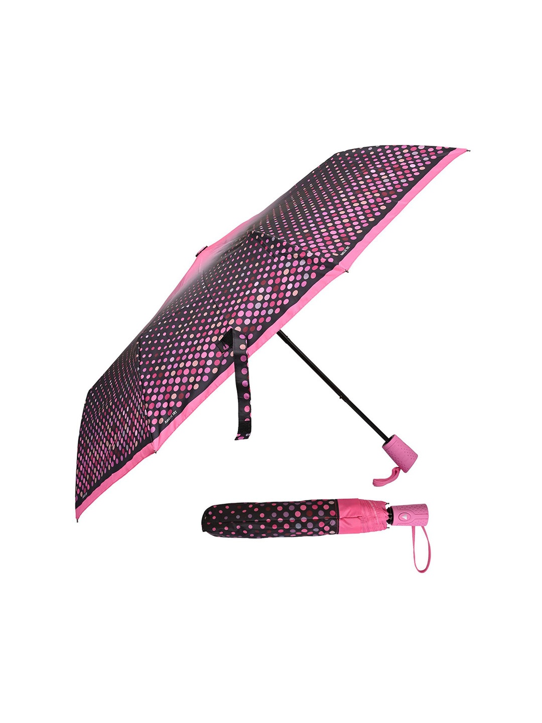 

LOOM LEGACY Semi-Automatic 3 Fold Self Design Umbrellas, Pink