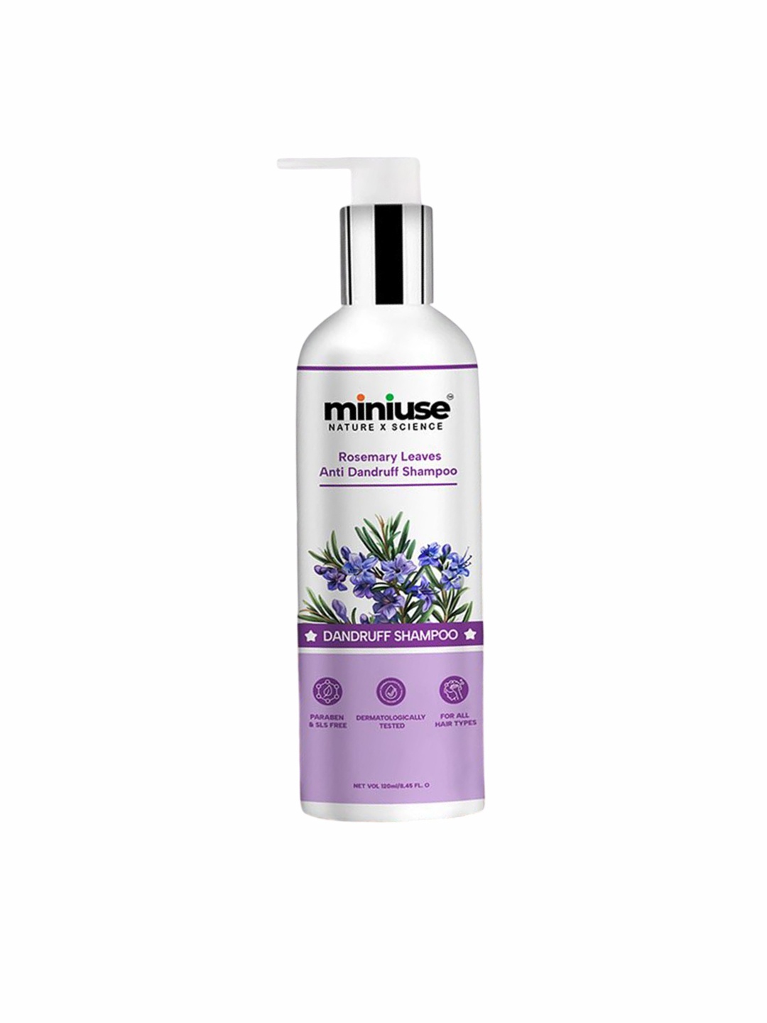 

Miniuse Rosemary Leaves Anti Dandruff Shampoo - 120 ml, White