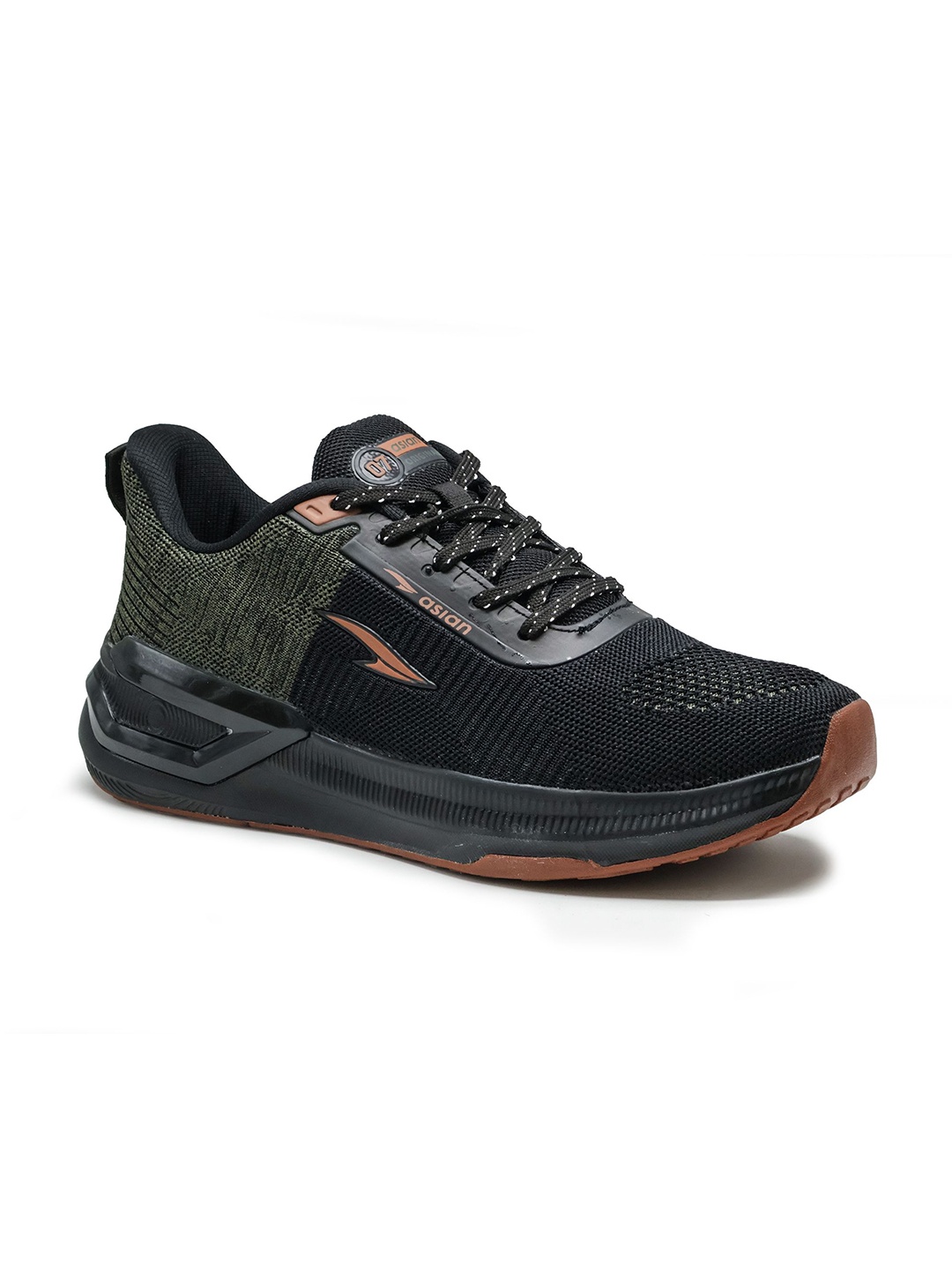 

ASIAN Men Mesh Running Non-Marking Shoes, Black