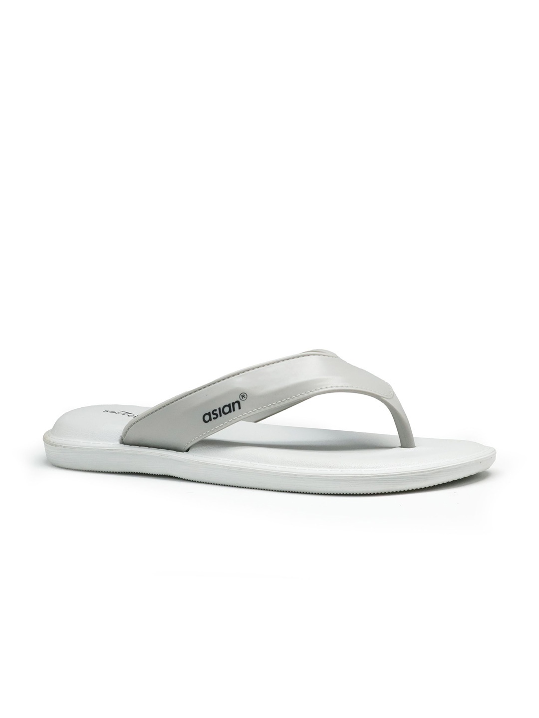 

ASIAN Men Thong Flip-Flops, Grey