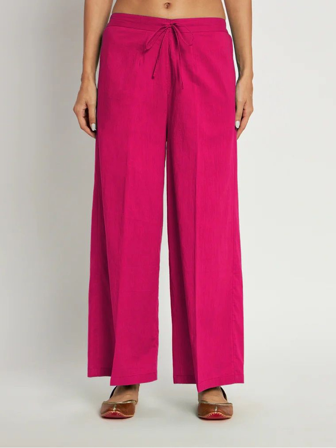

ATARAH Women Ethnic Palazzos, Pink