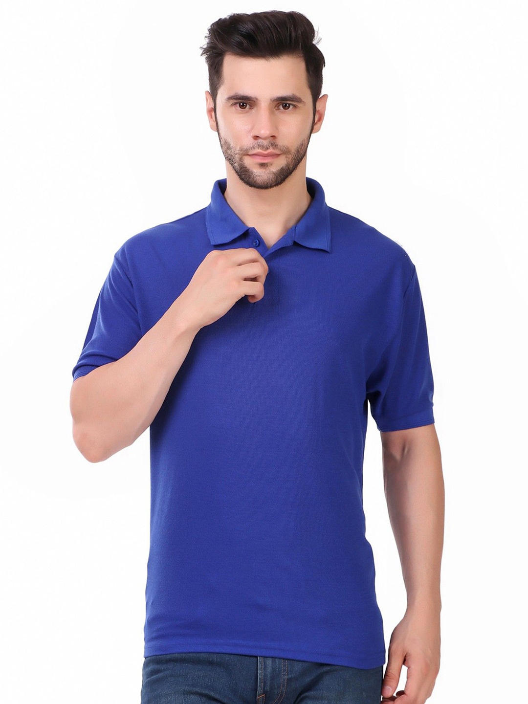 

FABSTIEVE Men New Orleans Pelicans Neymar Polo Collar T-shirt, Navy blue