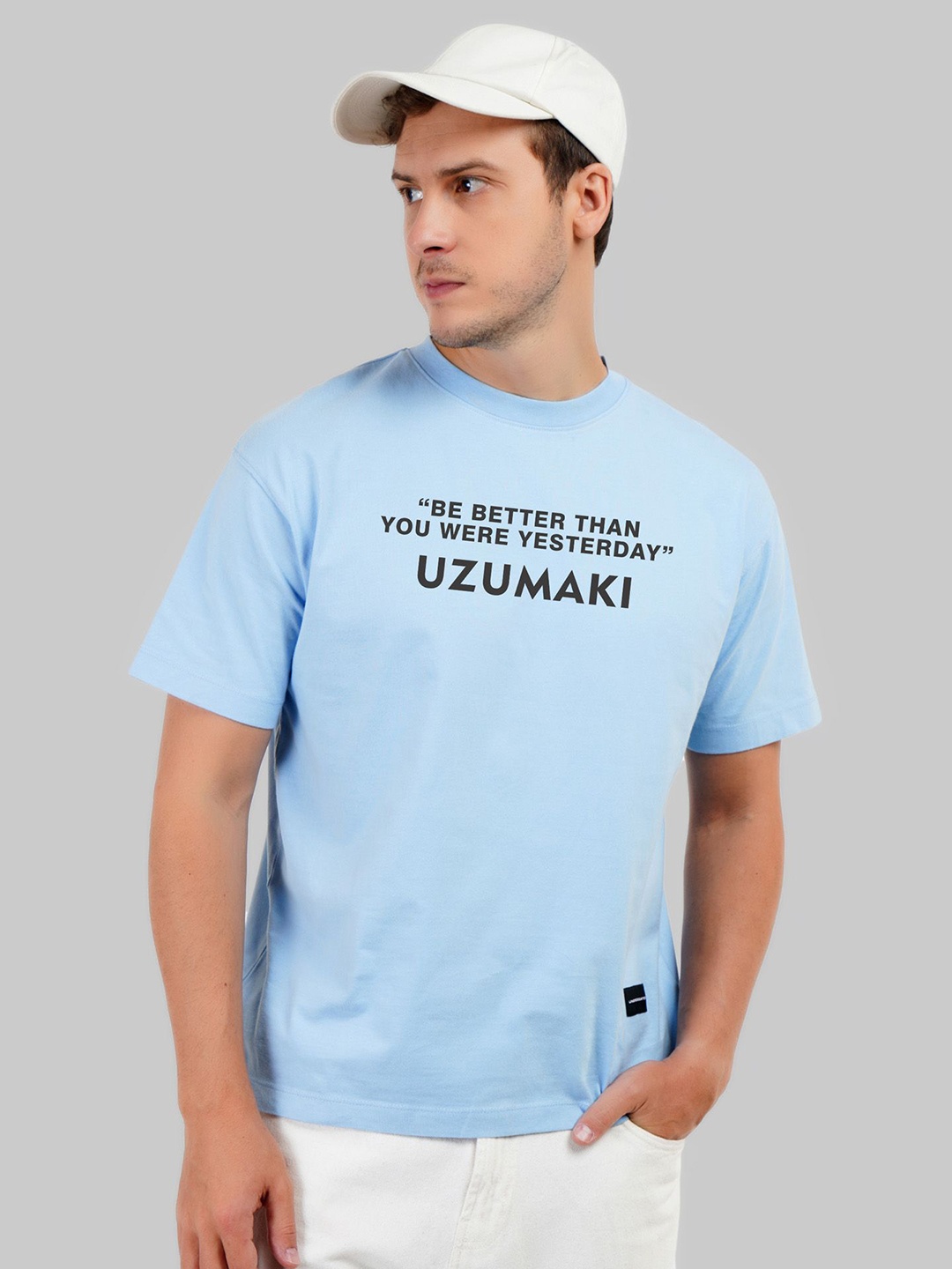 

Underrated Club Men Typography Printed Bio Finish T-shirt, Blue