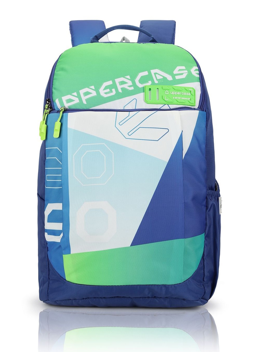 

uppercase Unisex Geometric Backpack, Blue