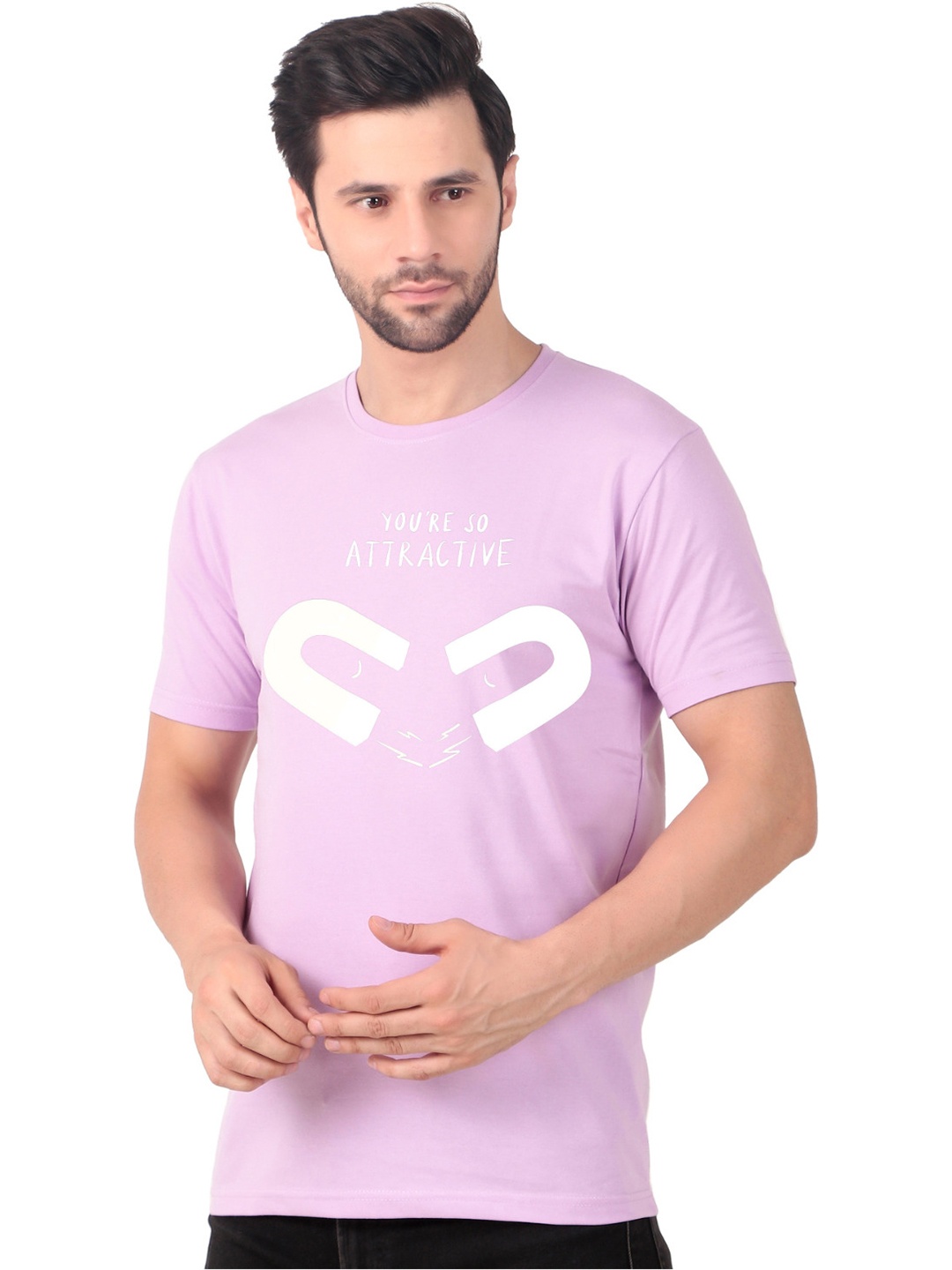 

FABSTIEVE Men New Orleans Pelicans Neymar Printed T-shirt, Purple