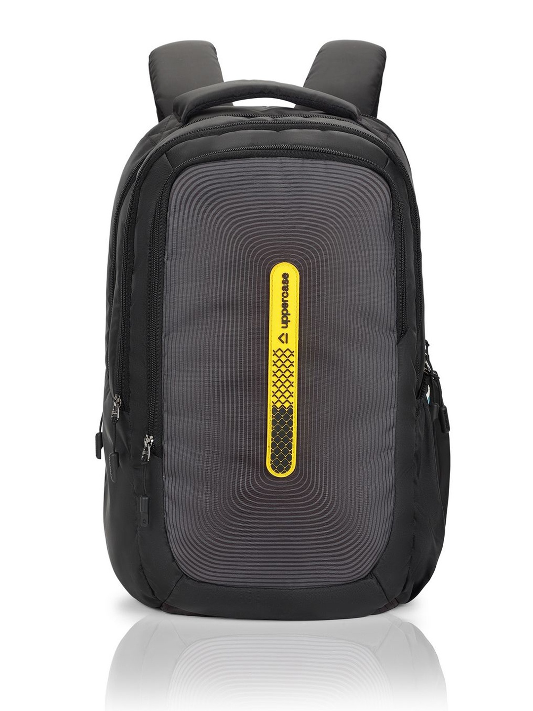 

uppercase Unisex Typography Backpack, Black