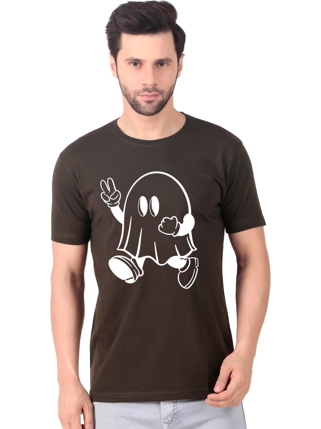 

FABSTIEVE Men New Orleans Pelicans Neymar Printed T-shirt, Brown