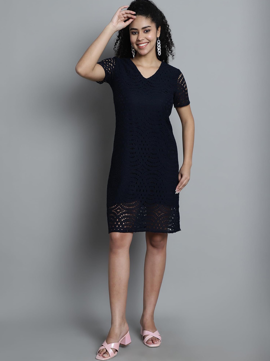 

SZN T-shirt Dress, Navy blue