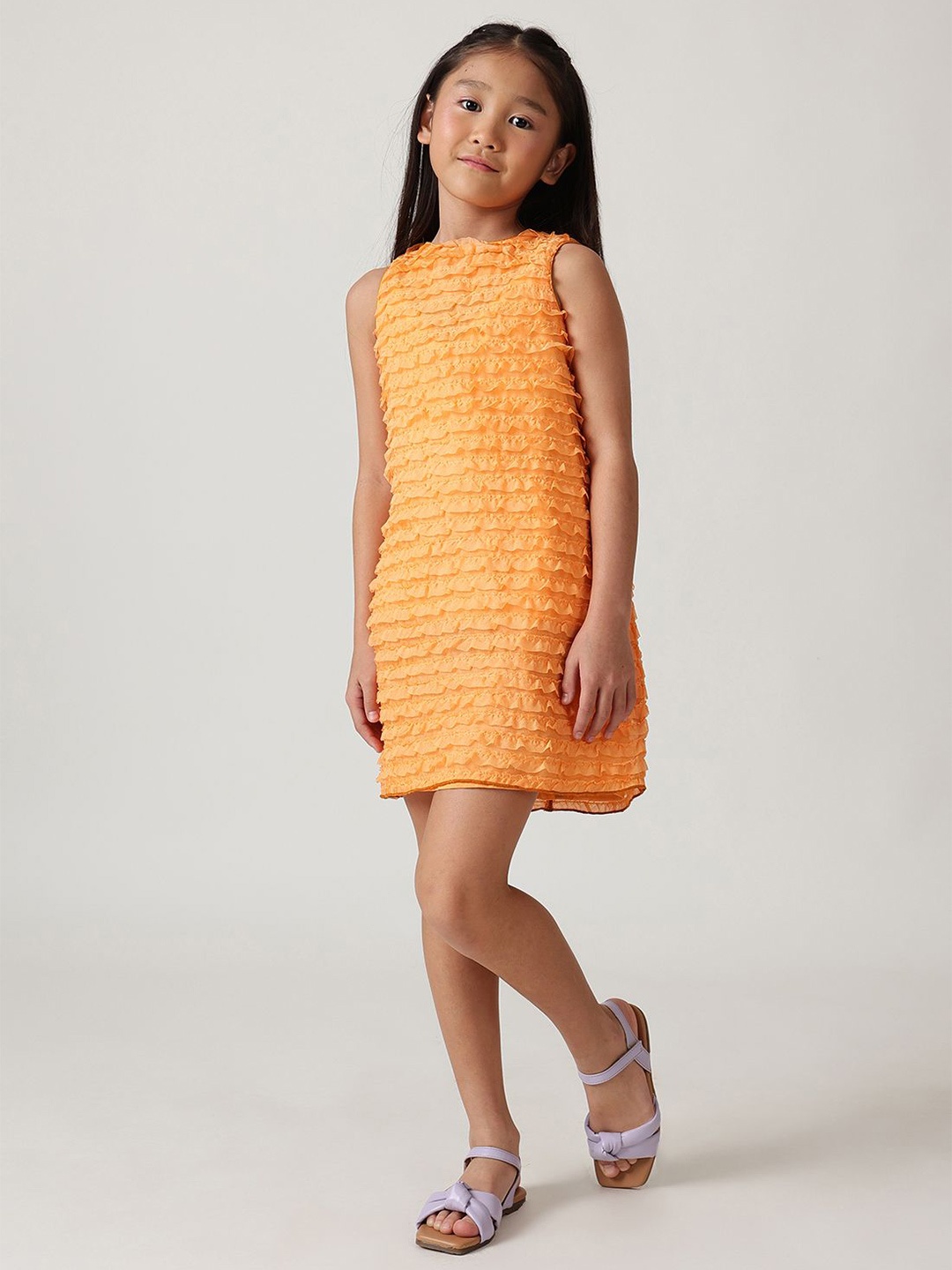 

One Friday A-Line Dress, Orange