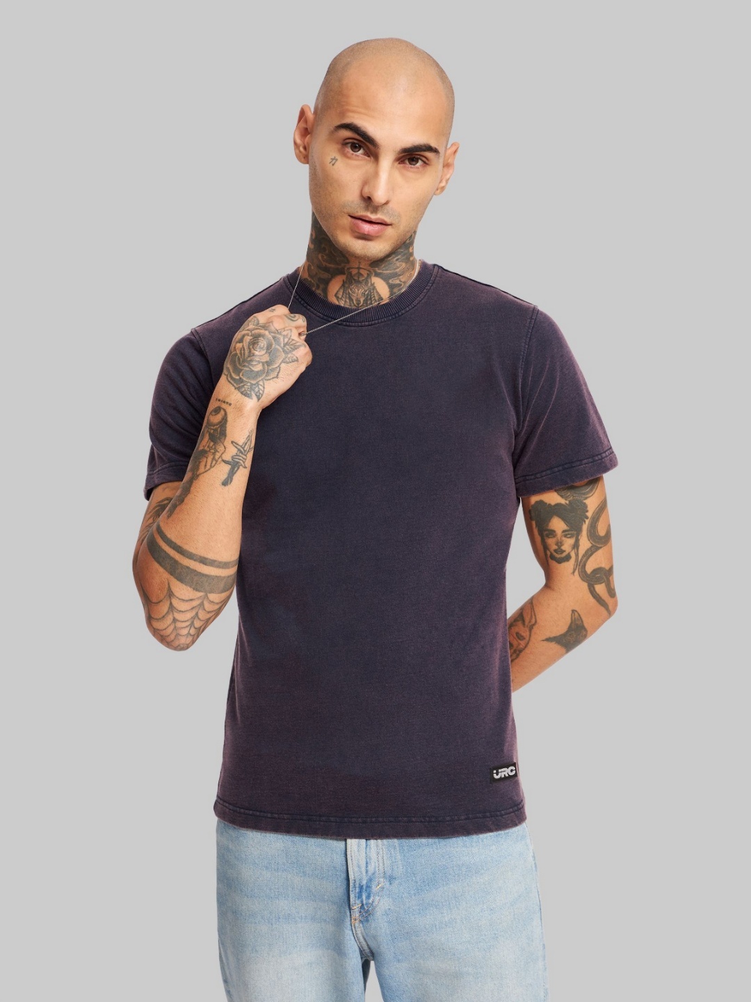 

Underrated Club Men Bio Finish T-Shirt, Navy blue