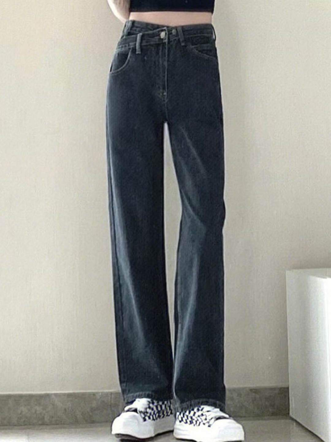 

StyleCast Women Straight Fit High-Rise Jeans, Blue
