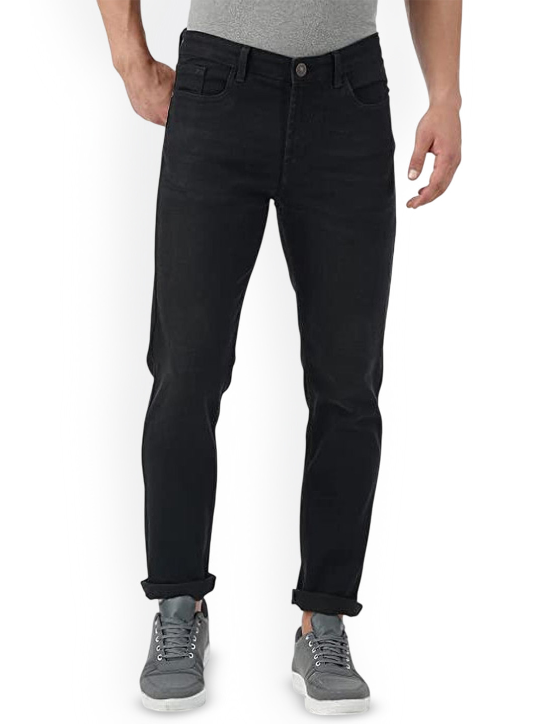 

COMFITS Men Classic Stretchable Jeans, Black