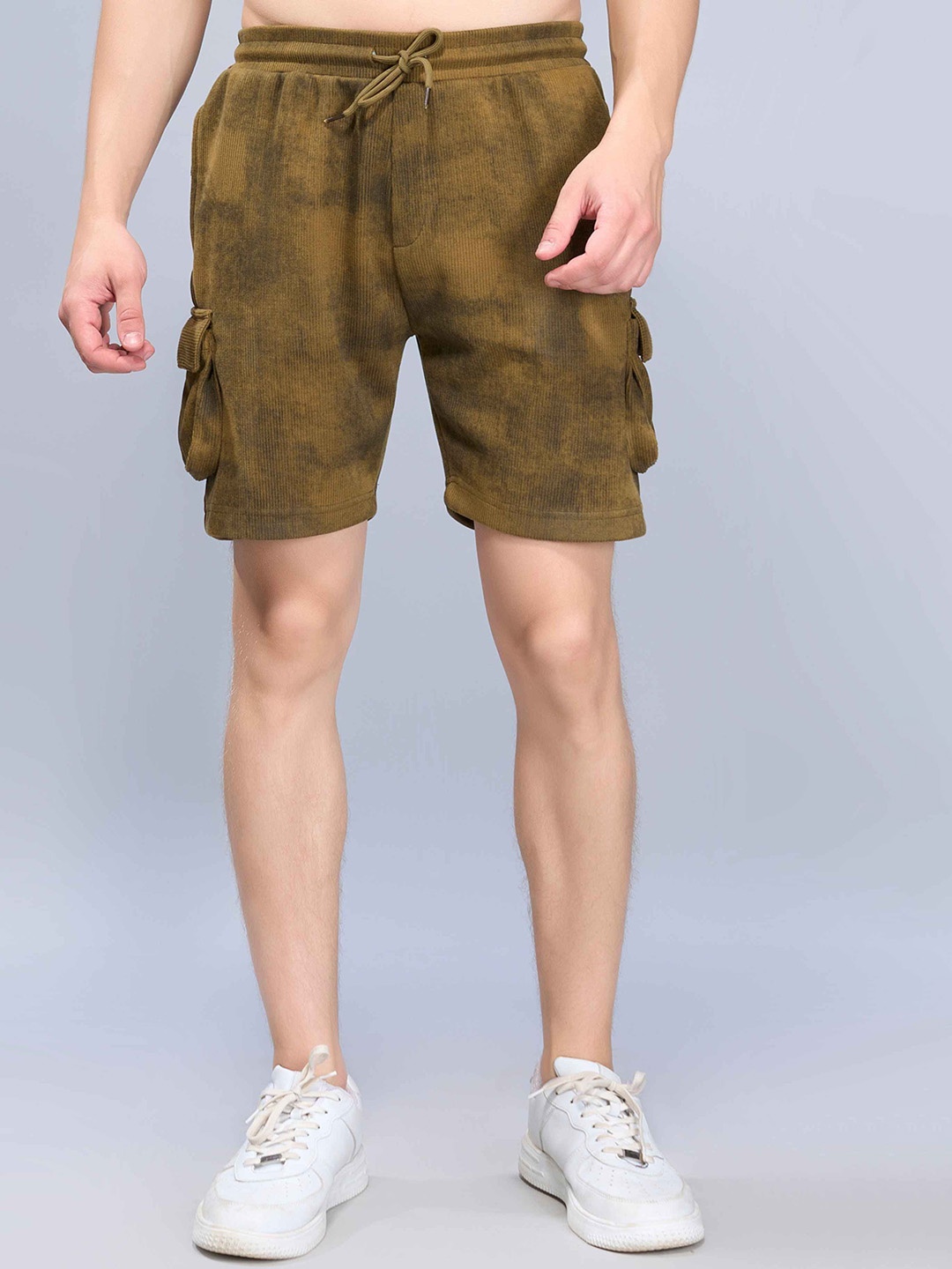 

MAXZONE Men High-Rise Shorts, Tan