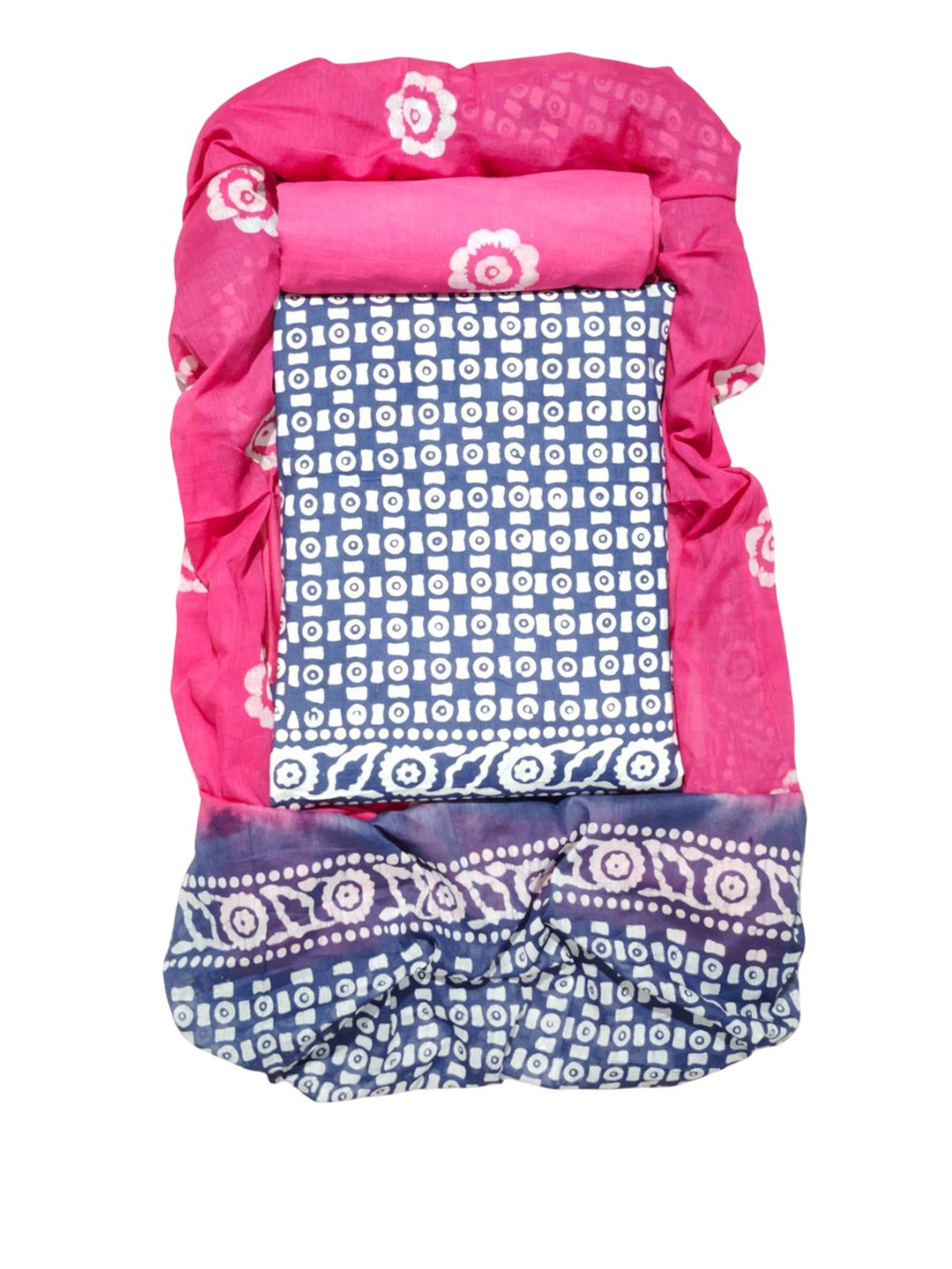 

Farooq Dyeing Printed Pure Cotton Unstitched Dress Material, Grey