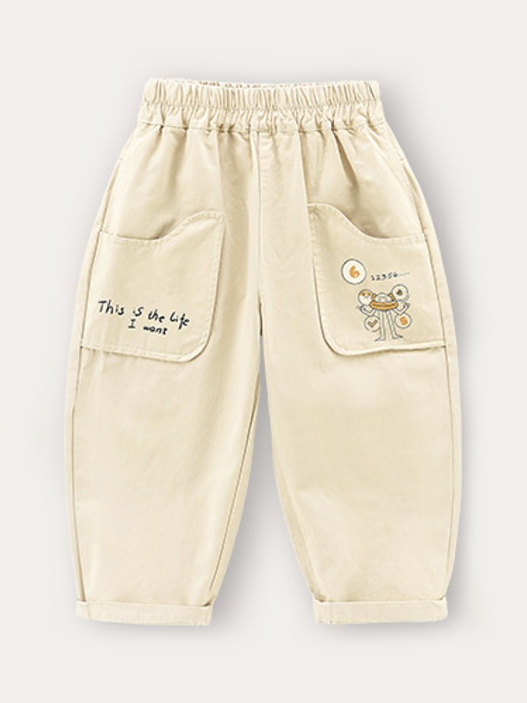 

LULU & SKY Boys High-Rise Jeans, Khaki