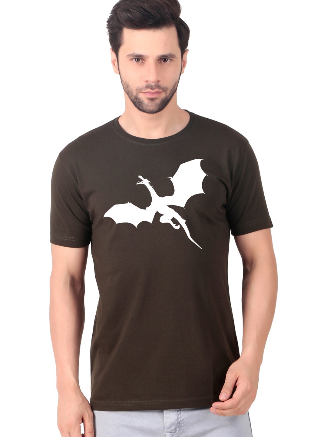 

FABSTIEVE Men New Orleans Pelicans Neymar Printed T-shirt, Brown