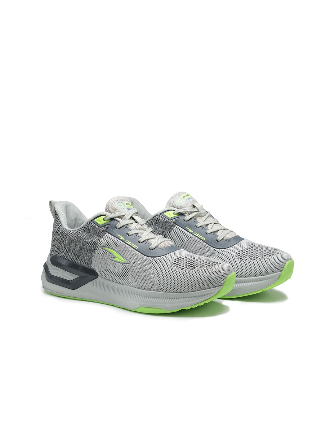 

ASIAN Men Mesh Running Non-Marking Shoes, Grey