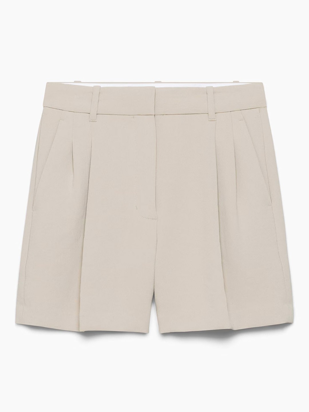 

FNOCKS Women High-Rise Outdoor Shorts, Cream