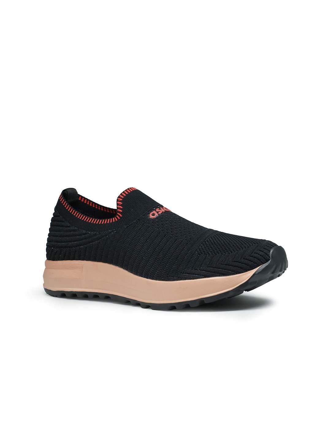 

ASIAN Women Mesh Running Non-Marking Shoes, Black