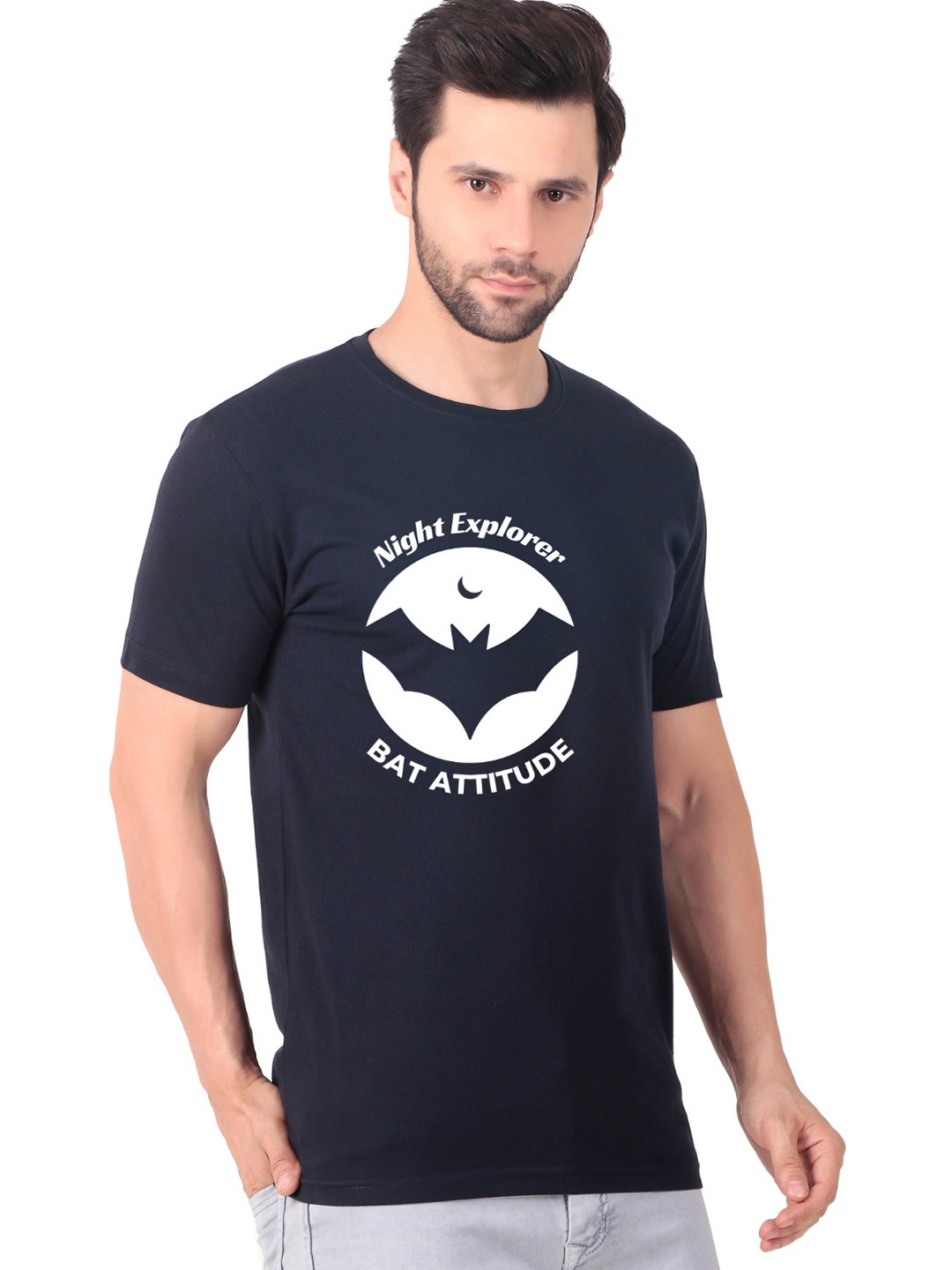 

FABSTIEVE Men New Orleans Pelicans Neymar Printed T-shirt, Navy blue
