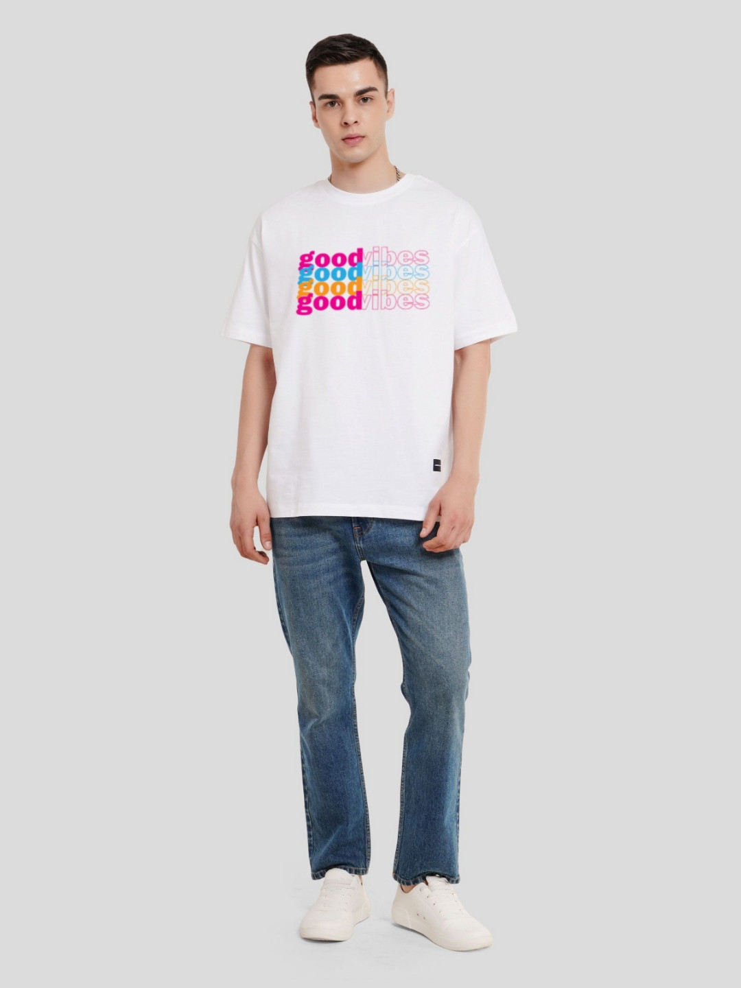 

Underrated Club Men Typography Printed Bio Finish Applique T-shirt, White