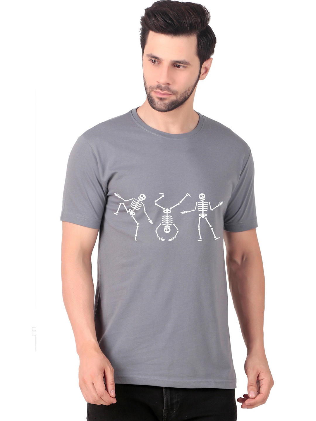 

FABSTIEVE Men New Orleans Pelicans Neymar Printed T-shirt, Grey