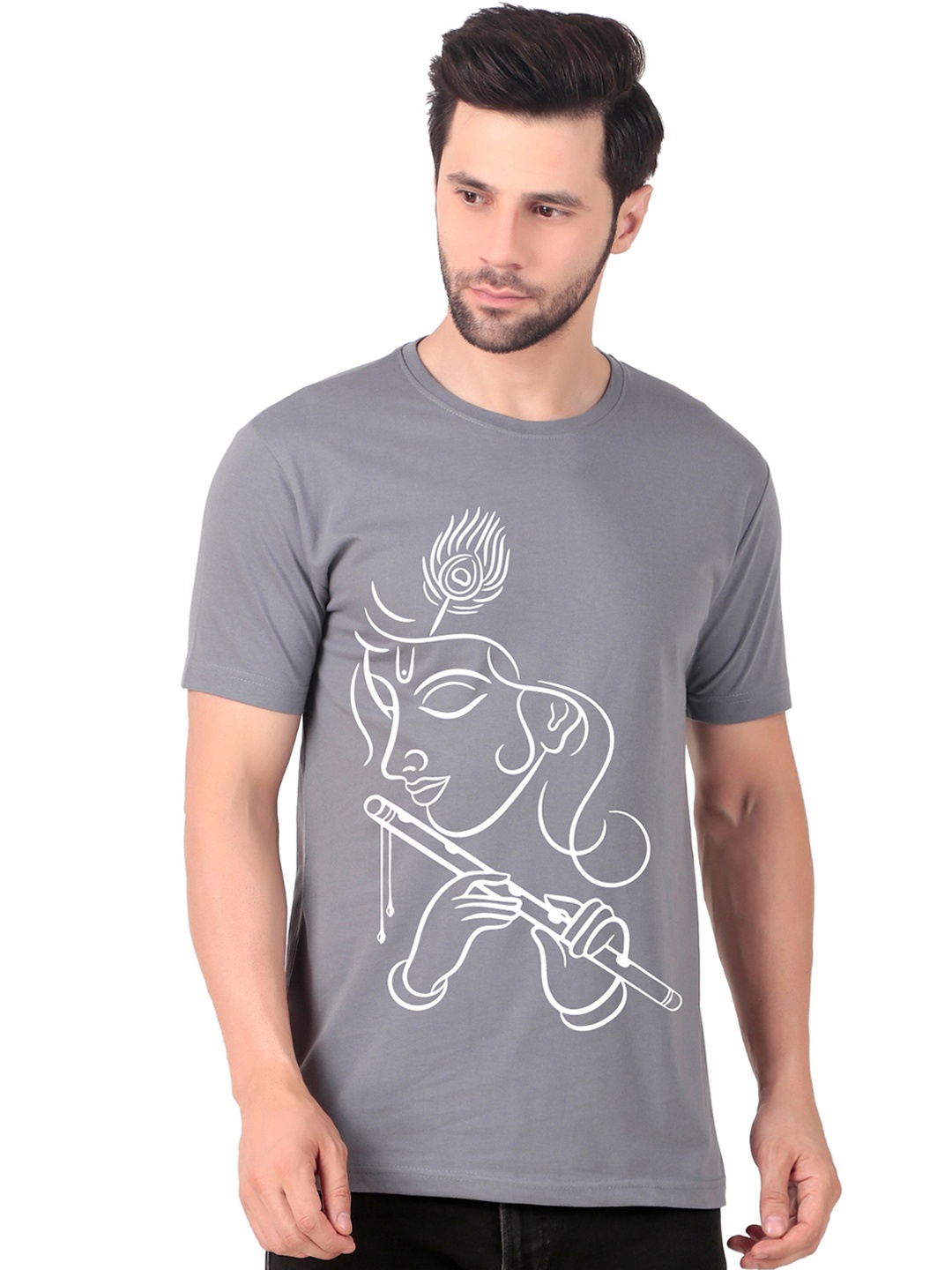 

FABSTIEVE Men New Orleans Pelicans Neymar Printed T-shirt, Grey