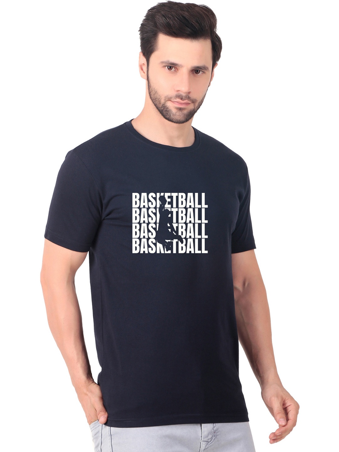 

FABSTIEVE Men New Orleans Pelicans Neymar Printed T-shirt, Navy blue