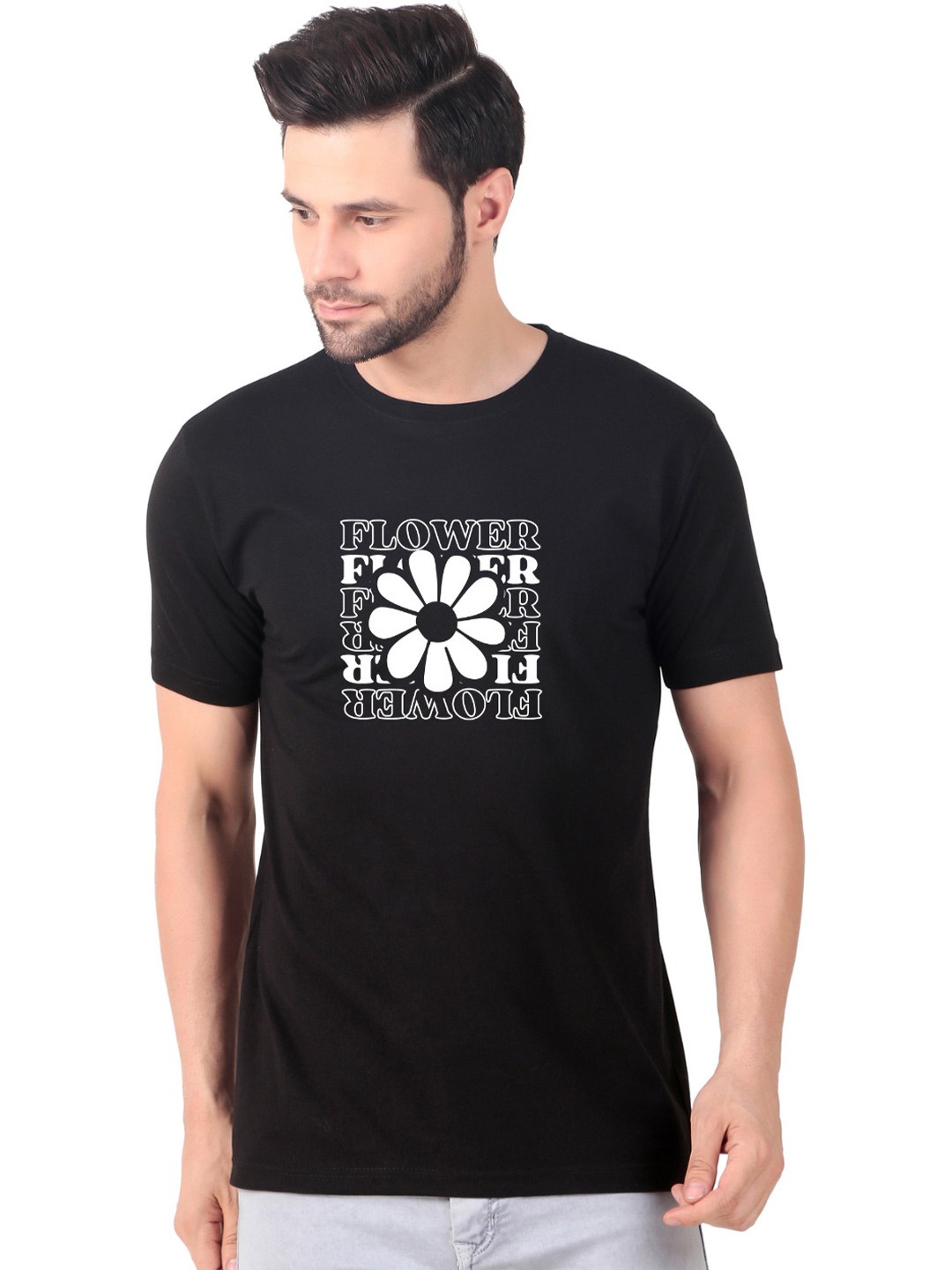 

FABSTIEVE Men New Orleans Pelicans Neymar Printed Monochrome T-shirt, Black