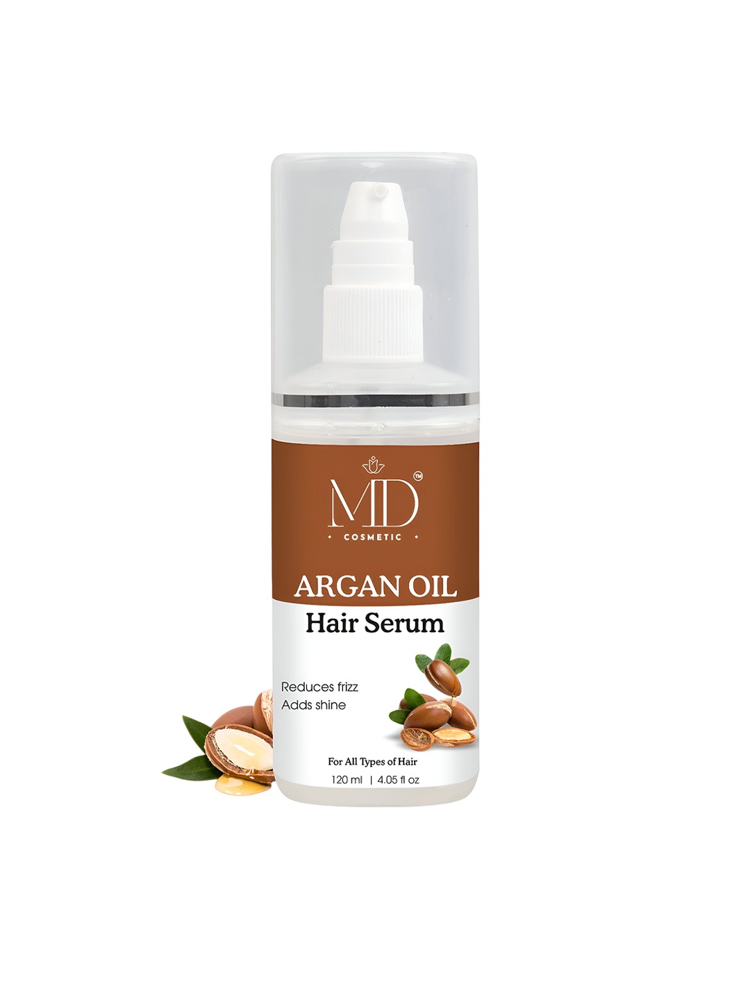 

MD COSMETIC Reduces Frizz Argan Oil Hair Serum - 120 ml, White