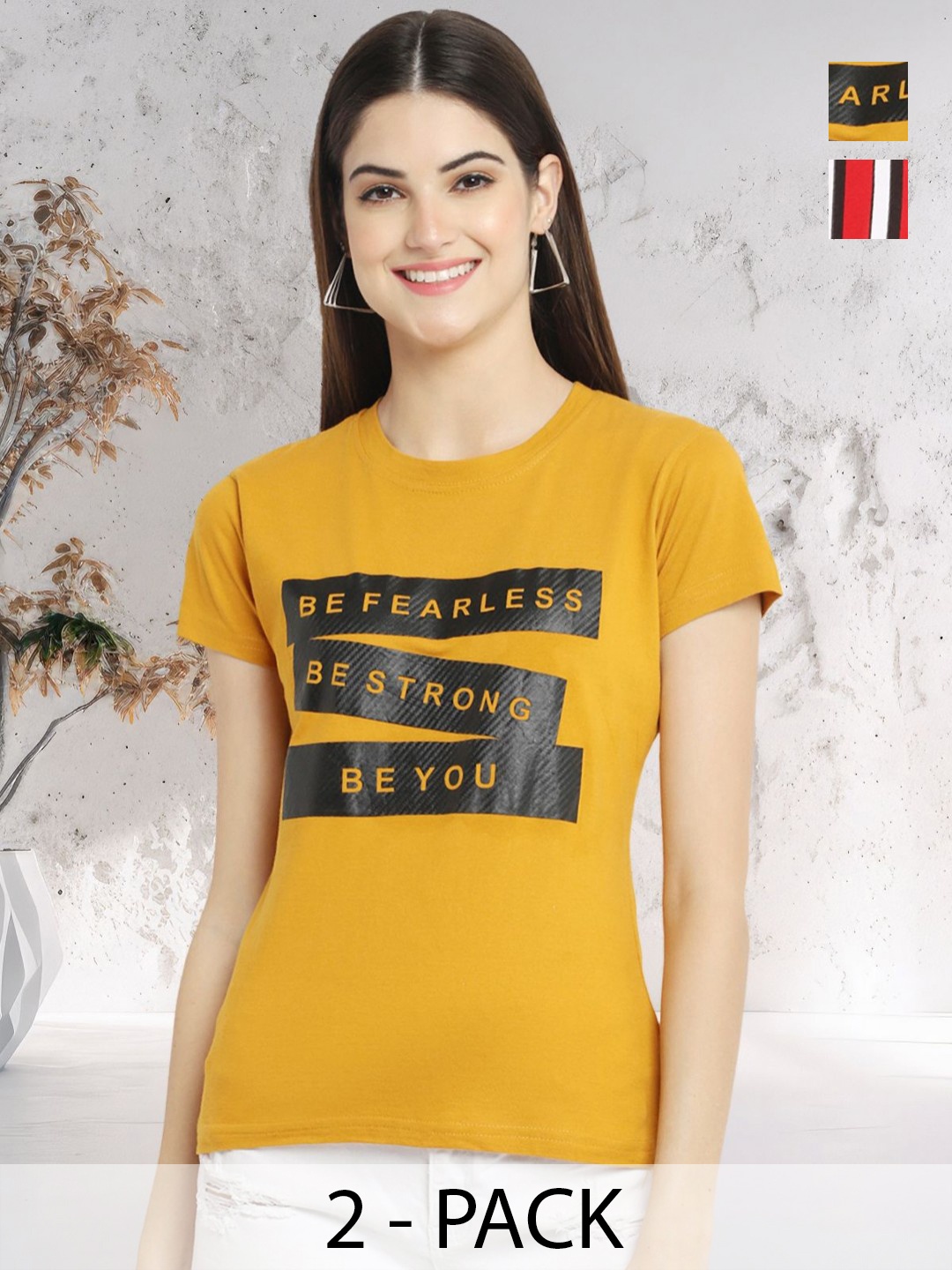 

Metronaut Women Typography 2 Wonder Woman Printed Applique T-shirt, Multi
