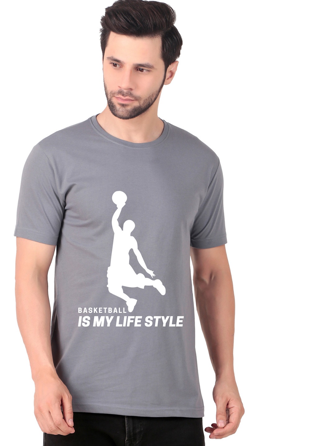 

FABSTIEVE Men New Orleans Pelicans Neymar Printed T-shirt, Grey