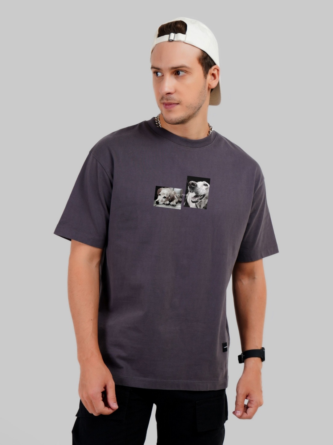 

Underrated Club Men Typography Printed Round Neck Bio Finish T-Shirt, Grey