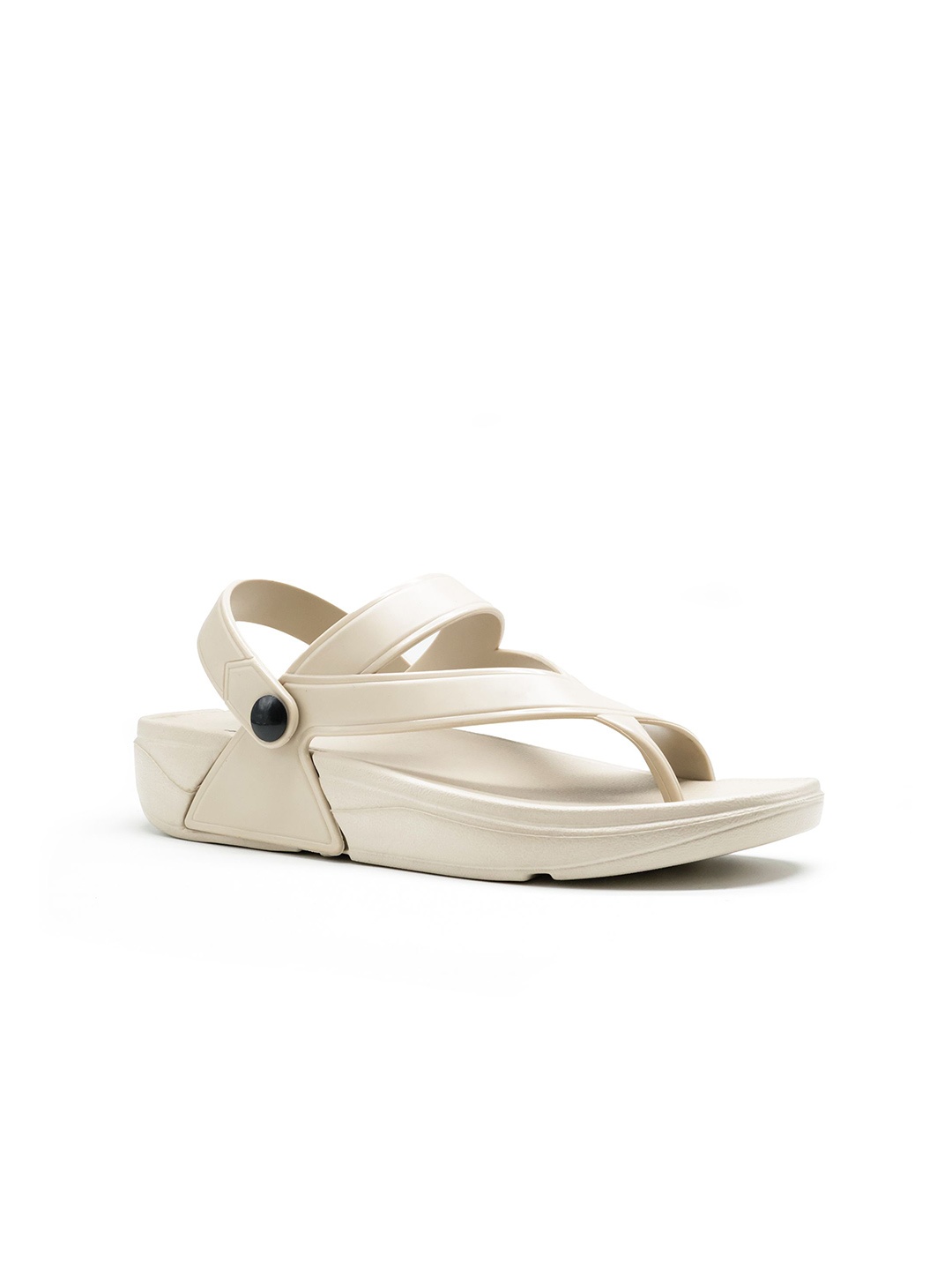 

ASIAN Open Toe Flats, Beige