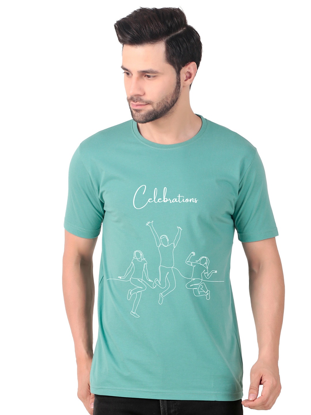 

FABSTIEVE Men New Orleans Pelicans Neymar Printed T-shirt, Green