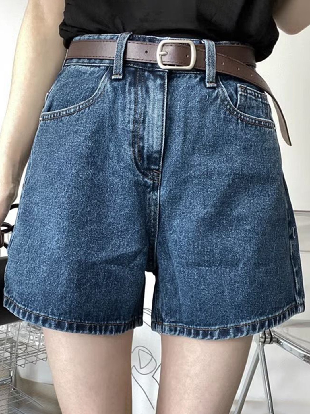 

StyleCast Women Denim Shorts, Blue