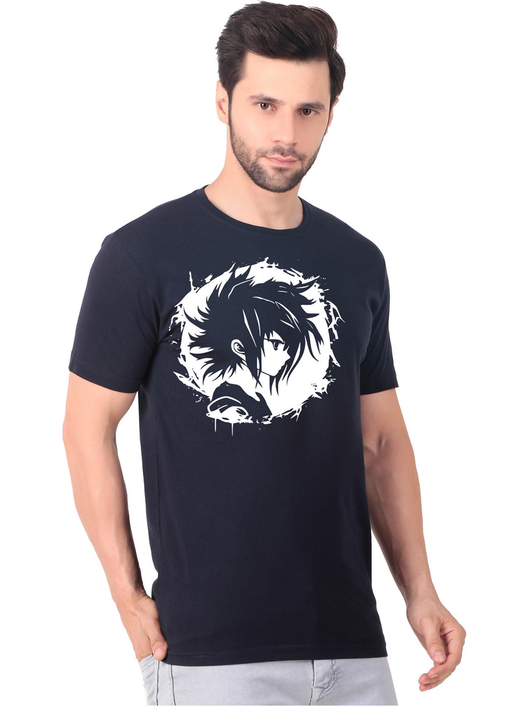 

FABSTIEVE Men New Orleans Pelicans Neymar Printed T-shirt, Navy blue