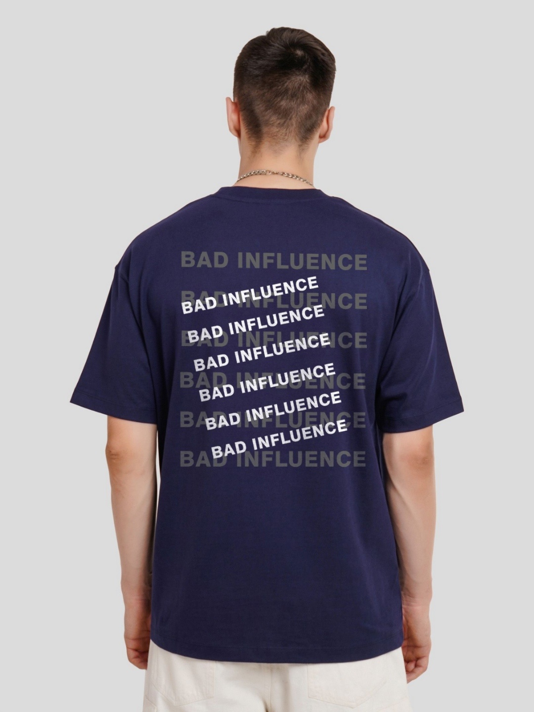 

Underrated Club Men Typography Printed Bio Finish T-Shirt, Navy blue