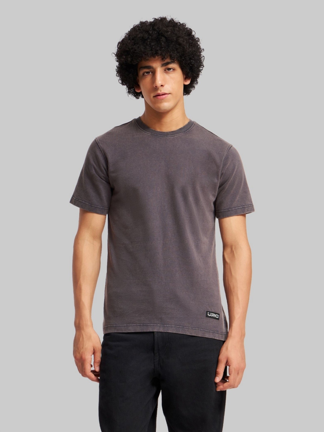 

Underrated Club Men Bio Finish Raw Edge T-shirt, Grey