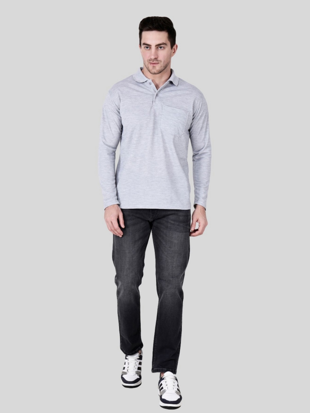 

SAIKSA FASHION Men 2 Polo Collar Pockets T-shirt, Multi