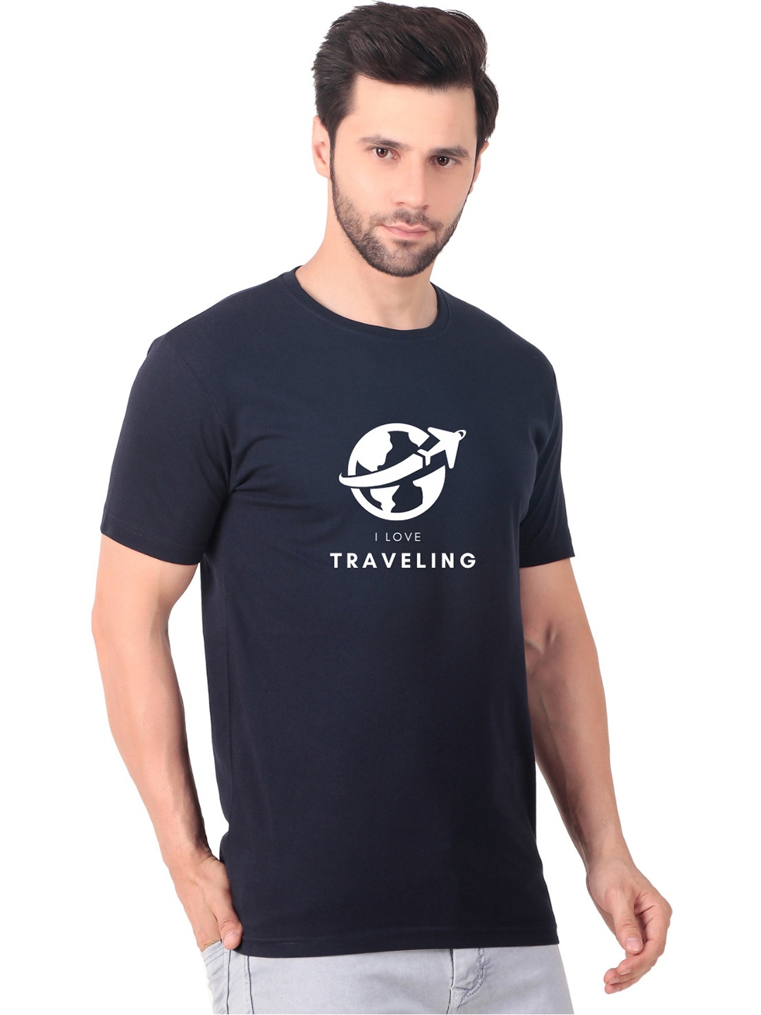 

FABSTIEVE Men New Orleans Pelicans Neymar Printed T-shirt, Navy blue