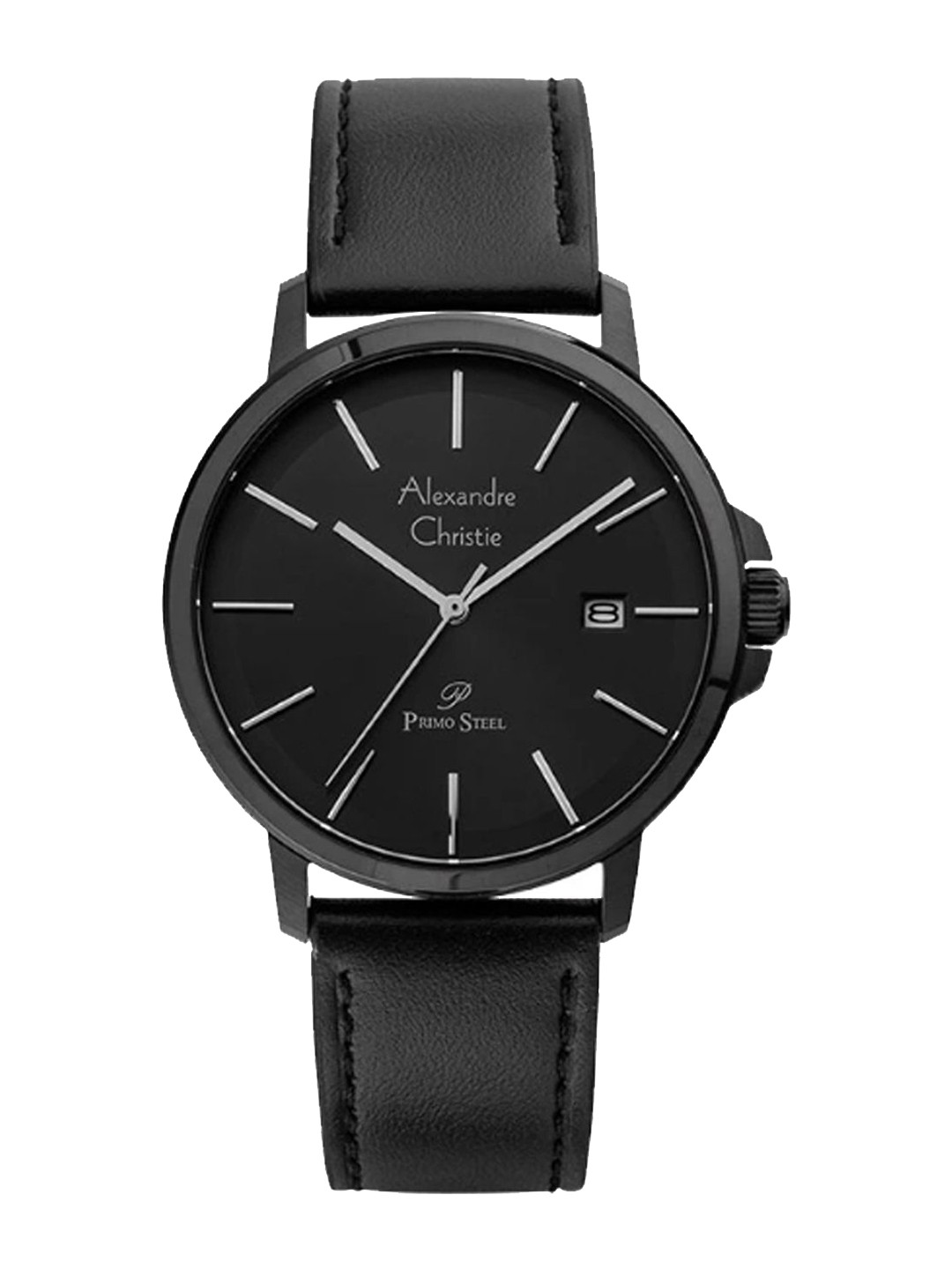 

Alexandre Christie Men Dial & Leather Straps Analogue Watch 1032MDLIPBA, Black