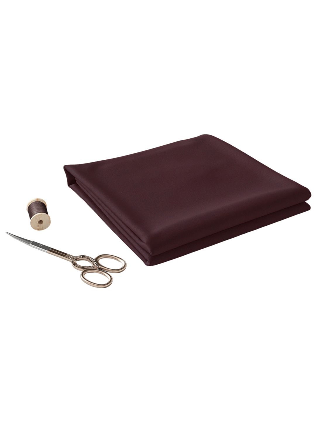 

Bigreams Men Solid Cotton Suit Clothing Fabric, Maroon