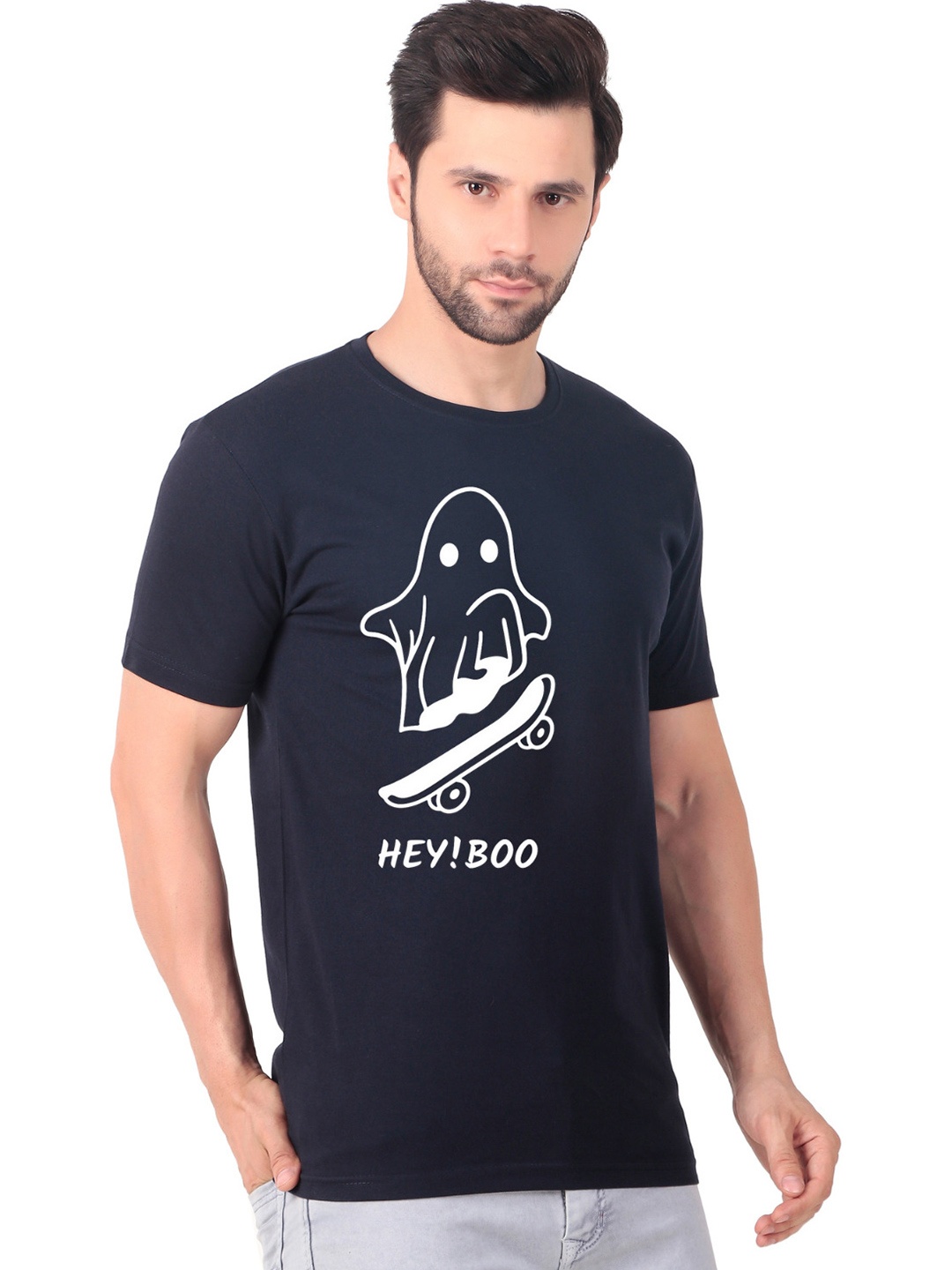 

FABSTIEVE Men New Orleans Pelicans Neymar Printed T-shirt, Navy blue