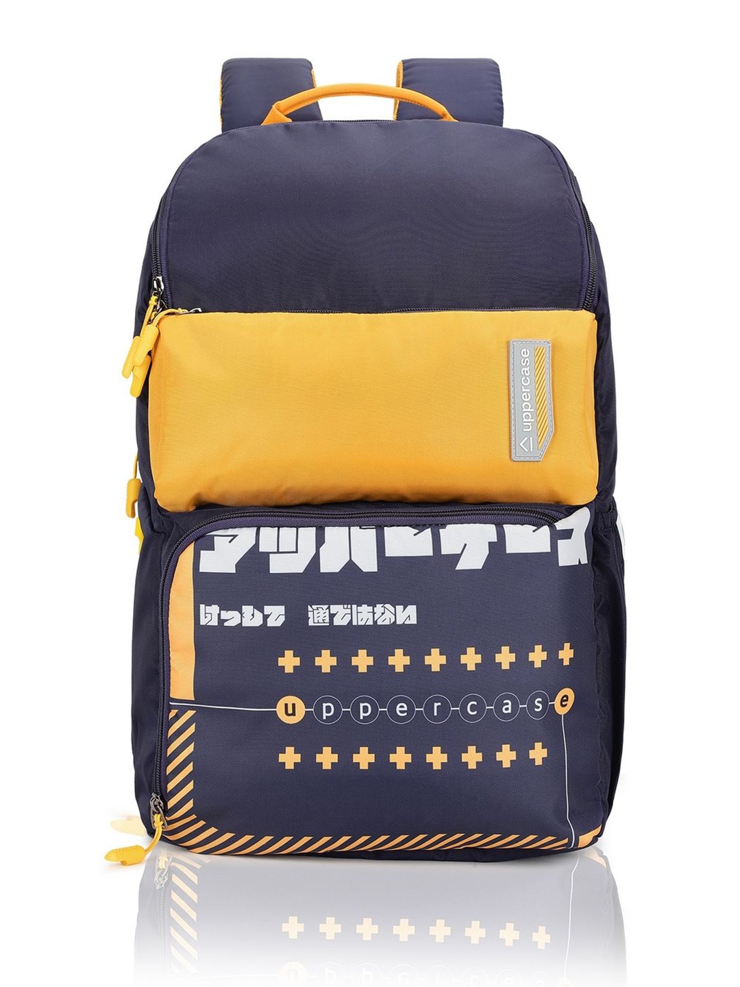 

uppercase Unisex Geometric Backpack, Blue