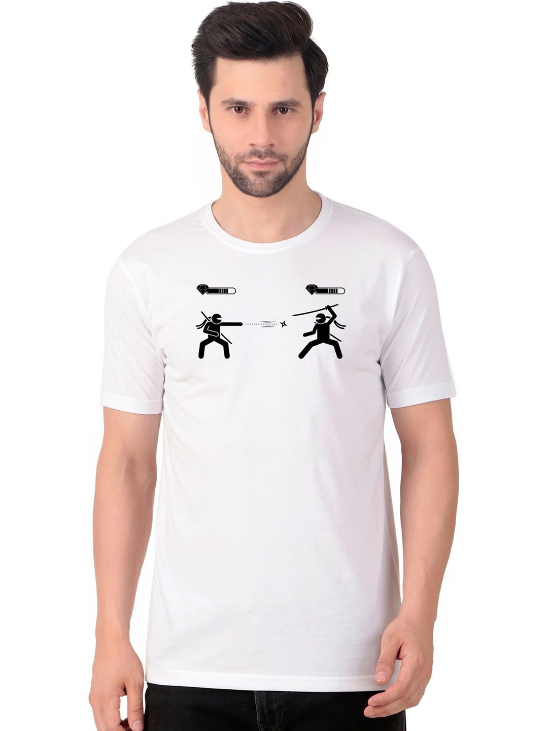 

FABSTIEVE Men New Orleans Pelicans Neymar Printed T-shirt, White