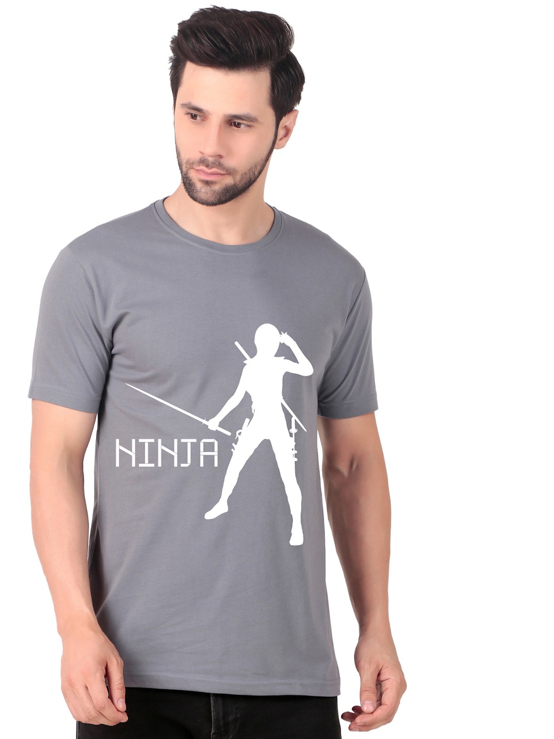 

FABSTIEVE Men New Orleans Pelicans Neymar Printed T-shirt, Grey